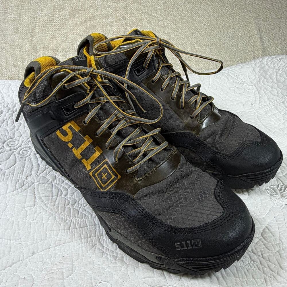 5.11 Tactical Men's Gray 12 Range Master High Top Tactical Outdoor Hiking Shoes